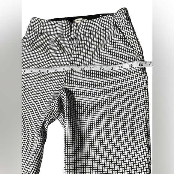 Max Studio Women's Double Knit Slim Trouser | Color: Black/White | Size: XS - Picture 7 of 9